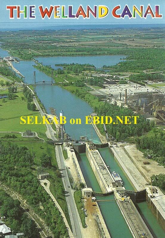 Postcard Welland Canal In Ontario Canada PC57STC008V Front Photo by